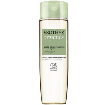 Масло для демакияжа глаз и лица, Sothys, Organics, Cleansing Oil Face & Eyes, 40 мл, 200 мл, 191100, 190101 – купить в Минске в интернет магазине косметики с доставкой - Azarina.by