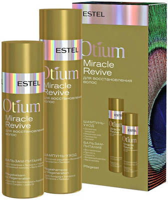 Набор для восстановления волос, Estel, Otium Miracle Revive, 250+200 мл, OTM.203 – купить в Минске | Azarina.by