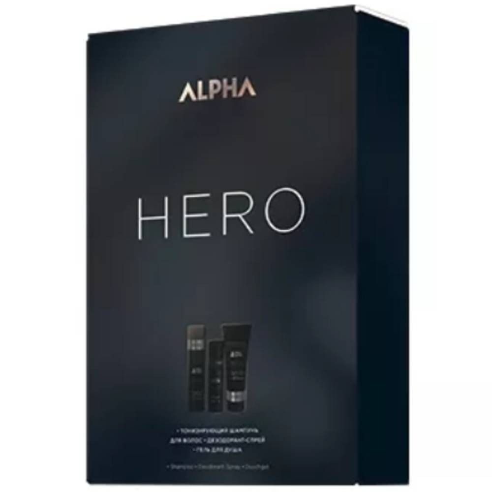 Набор для волос и тела мужской, Estel, Alpha Homme Care, Alpha Hero, AH/HE  – купить в