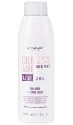 Активатор для тонирования волос 2,85% (9,5 Vol), Alfaparf, Color Wear Gloss Toner Activator, 120 мл, 1000 мл, PF022615, PF022471 – купить в Минске | Azarina.by