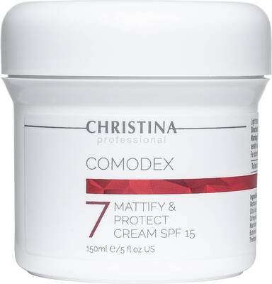 Крем для лица матирующий SPF 15, Christina, Comodex, Mattify & Protect Cream, 75 мл, 150 мл, COM-MC, COM7 – купить в Минске | Azarina.by