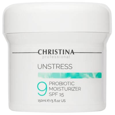 Крем для лица увлажняющий с пробиотиками SPF 15, Christina, Unstress, Probiotic Moisturizer, 150 мл, U9 – купить в Минске | Azarina.by