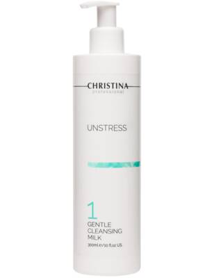 Молочко для лица очищающее, Christina, Unstress, Gentle Cleansing Milk, 300 мл, UGM, U1  – купить в Минске | Azarina.by