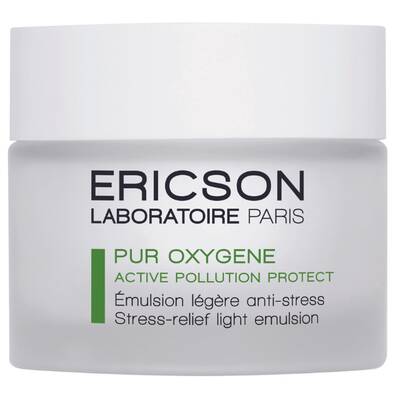 Флюид анти-стресс для чувствительной кожи лица, Ericson Laboratoire, Pur Oxygene, Stress-Relief Light Emulsion, 50 мл, Е129 – купить в Минске | Azarina.by