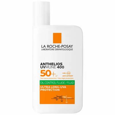 Флюид для лица  и век солнцезащитный, SPF 50+/ PPD 56, La Roche-Posay, Anthelios, UVmune 400, 50 мл, 380359657 – купить в Минске | Azarina.by