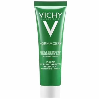 Флюид для лица корректирующий, Vichy, Normaderm, Double-Correction Moisturizing Care, 30 мл, 50 мл, 370355109, 370351703 – купить в Минске | Azarina.by