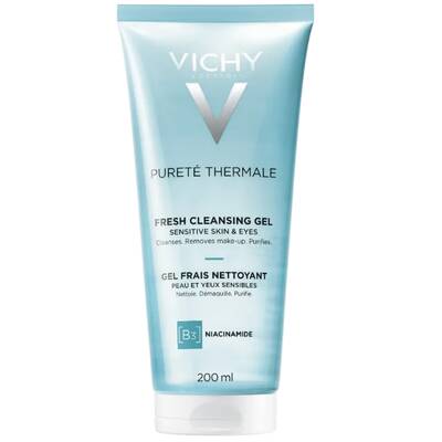 Гель для лица очищающий, Vichy, Pureté Thermale, Fresh Cleansing Gel, 200 мл, 370355134 – купить в Минске | Azarina.by