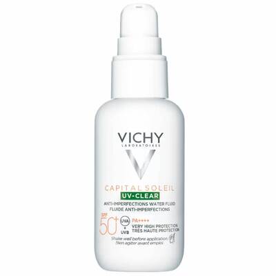 Флюид для проблемной кожи, SPF 50+, Vichy, Capital Soleil, UV-Clear, 40 мл, 370355106 – купить в Минске | Azarina.by