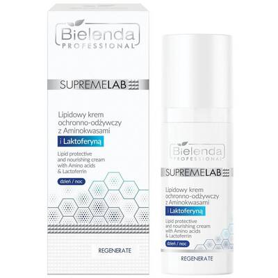 Крем для лица липидный защитный питательный, Bielenda Professional, SupremeLab, Derm, Lipid Protective and Nourishing Cream, 50 мл, 052799 – купить в Минске | Azarina.by