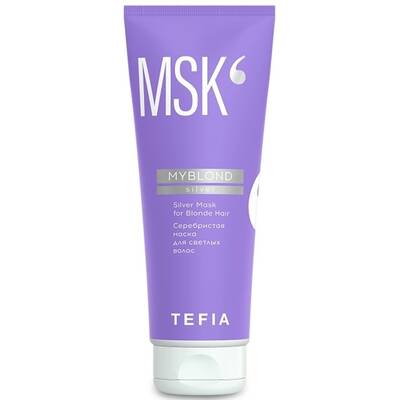 Маска для волос серебристая, Tefia, Myblond, Silver Mask for Blonde Hair, 250 мл, 500 мл, MBMSK62989, MBMSK60237 – купить в Минске | Azarina.by