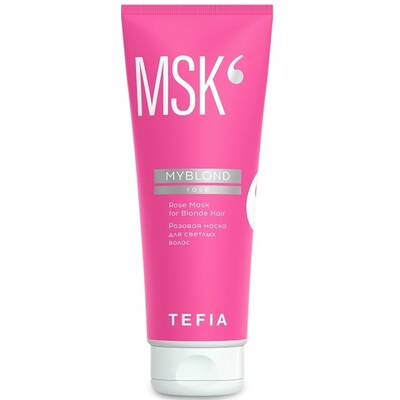 Маска для волос розовая, Tefia, Myblond, Rose Mask for Blonde Hair, 250 мл, 500 мл, MBMSK62842, MBMSK62835 – купить в Минске | Azarina.by