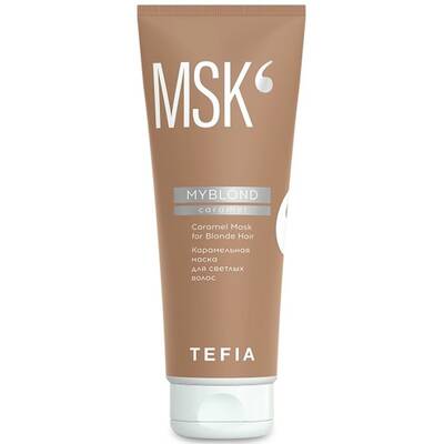 Маска для волос карамельная, Tefia, Myblond, Caramel Mask for Blonde Hair, 250 мл, 500 мл, MBMSK62880, MBMSK62873 – купить в Минске | Azarina.by