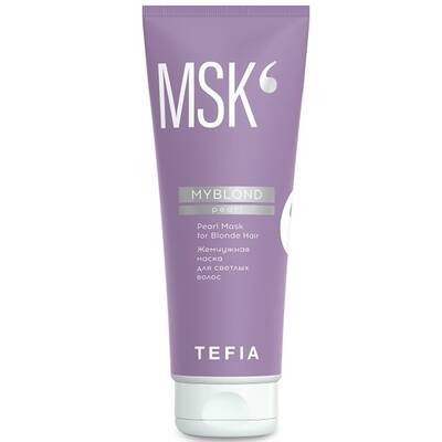 Маска для волос жемчужная, Tefia, Myblond, Pearl Mask for Blonde Hair, 250 мл, 500 мл, MBMSK62910, MBMSK62903 – купить в Минске | Azarina.by