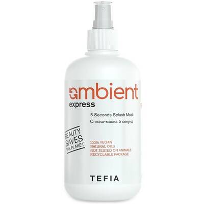 Сплэш-маска для волос 5 секунд, Tefia, Ambient, Express, 5 Seconds Splash Mask, 250 мл, AMB65607 – купить в Минске | Azarina.by