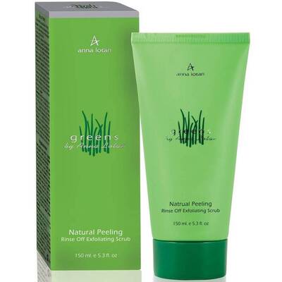 Скраб для лица и тела натуральный, Anna Lotan, Greens, Natural Peeling Rinse Off Exfoliating Scrub, 150 мл, 411 – купить в Минске | Azarina.by