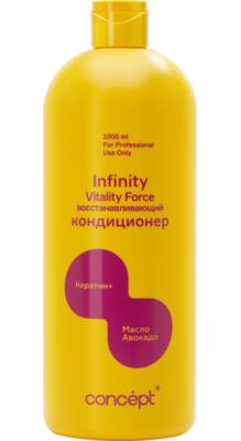 Кондиционер для волос восстанавливающий, Concept, Infinity, Vitality Force, Conditioner Keratin+, 1000 мл, 97584 – купить в Минске в интернет магазине косметики с доставкой - Azarina.by