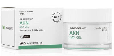 Гель для жирной кожи дневной, InnoAesthetics, Inno-Derma, AKN Day Gel, 50 мл, ID020 – купить в Минске | Azarina.by