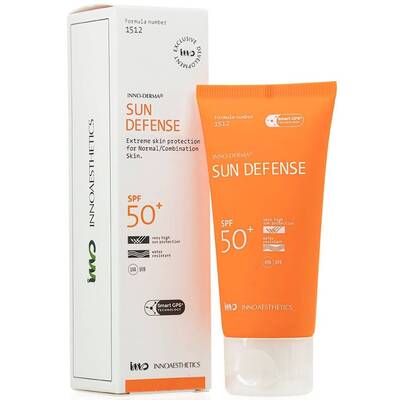 Крем для нормальной и комбинированной кожи SPF 50+, InnoAesthetics, Inno-Derma, Sun Defense SPF 50+, 60 мл, ID021 – купить в Минске | Azarina.by