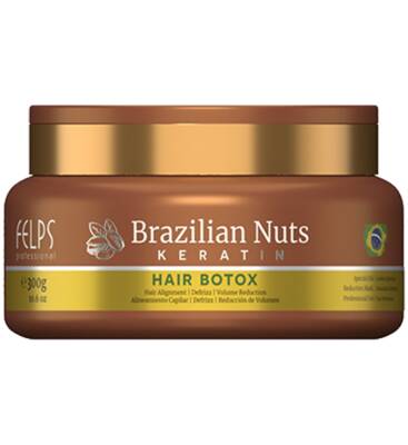 Маска-ботокс для восстановления волос, Felps Professional, Brazilian Nuts Keratin, Hair Botox, 300 мл, 1000 мл, FP0331, FP0330 – купить в Минске | Azarina.by