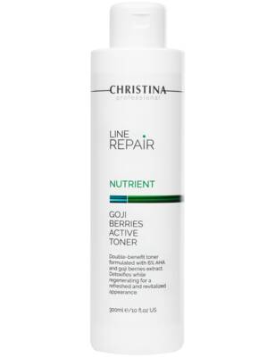 Тоник для лица активный Ягоды годжи, Christina, Line Repair, Nutrient, Goji Berries Active Toner, 300 мл, LRN-863 – купить в Минске | Azarina.by