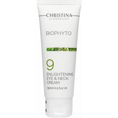 Крем для век и шеи осветляющий, Christina, Bio Phyto, Enlightening Eye and Neck Cream, 75 мл, Bio-9 – купить в Минске | Azarina.by