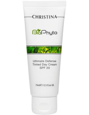 Крем для лица тонирующий «Абсолютная защита» SPF 20, Christina, Bio Phyto, Ultimate Defense Tinted Day Cream SPF 20, 75 мл, Bio-TDC – купить в Минске | Azarina.by