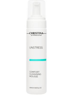 Мусс-комфорт для лица очищающий, Christina, Unstress, Comfort Cleansing Mousse, 200 мл, UCM  – купить в Минске | Azarina.by