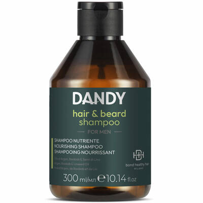 Шампунь для волос и бороды питательный, Lisap, Dandy, Hair & Beard Shampoo, 300 мл, 101840 – купить в Минске в интернет магазине косметики с доставкой - Azarina.by