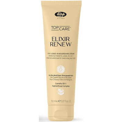 Крем для волос восстанавливающий несмываемый 3 в 1, Lisap, Elixir Renew, 3 in 1 Leave-in Nourishing Cream, 150 мл, 180084 – купить в Минске в интернет магазине косметики с доставкой - Azarina.by