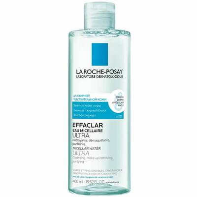 Вода для лица мицеллярная, La Roche-Posay, Effaclar, Micellar Water Ultra, 400 мл, 380352440 – купить в Минске | Azarina.by