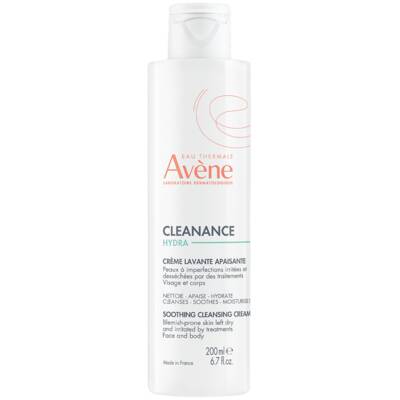 Крем для лица очищающий успокаивающий, Avene, Cleanance, Hydra, Soothing Cleansing Cream, 200 мл, 180916 – купить в Минске | Azarina.by