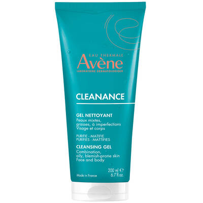 Гель для лица и век очищающий матирующий, Avene, Cleanance, Cleansing Gel, 200 мл, 400 мл, 178847, 178889 – купить в Минске | Azarina.by