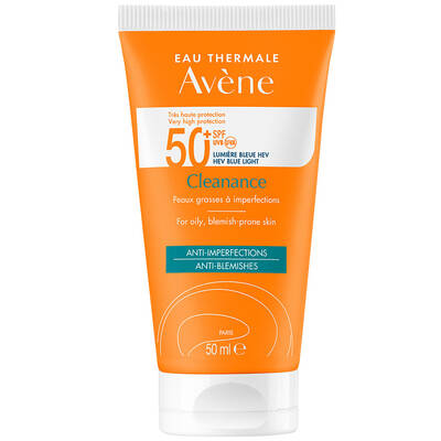 Флюид для лица ультралегкий SPF 50+, Avene, Cleanance, Anti-Blemishes, 50 мл, 177940 – купить в Минске | Azarina.by