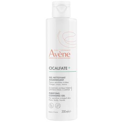 Гель для лица и тела очищающий, Avene, Cicalfate+, Purifying Cleansing Gel, 200 мл, 155564 – купить в Минске | Azarina.by