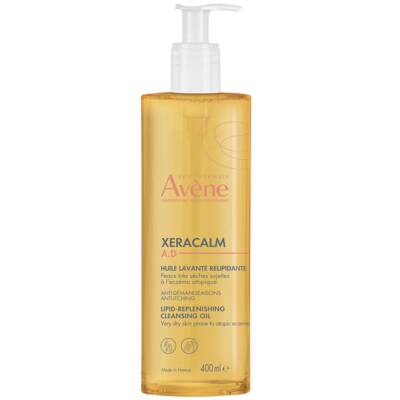 Масло для лица и тела очищающее липидо-восполняющее, Avene, XeraCalm A.D, Lipid-Replenishing Cleansing Oil, 400 мл, 179330 – купить в Минске | Azarina.by