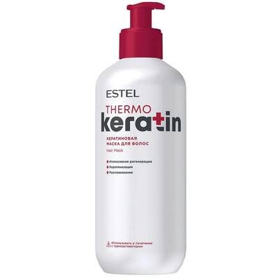 Маска для волос кератиновая, Estel, Thermokeratin, 400 мл, TK/M400 – купить в Минске | Azarina.by