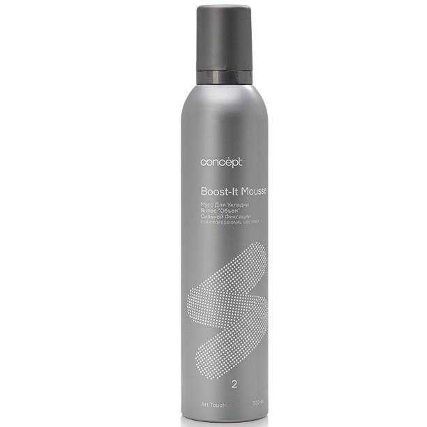 Мусс для волос сильной фиксации, Concept, Art Touch, Boost-it Mousse, 300 мл, 90202 – купить в Минске | Azarina.by