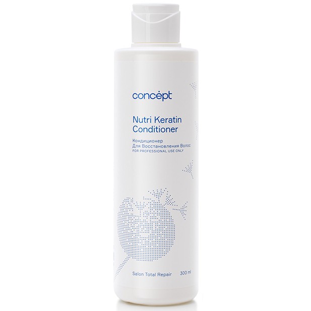 Кондиционер для волос восстанавливающий, Concept, Salon Total Repair, Nutri Keratin Conditioner, 300 мл, 1000 мл, 90837, 90813 – купить в Минске | Azarina.by