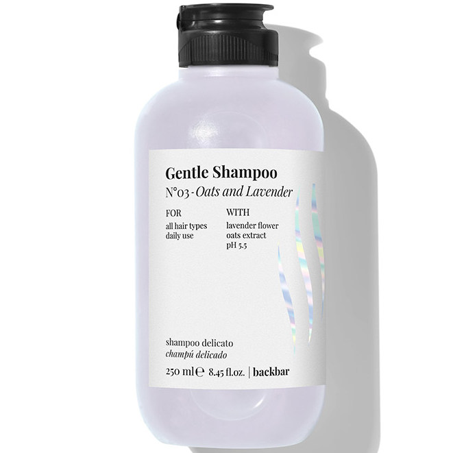 Шампунь для ежедневного применения, Farmavita, Backbar, Gentle Shampoo, №03 - Oats and Lavender, 250 мл, 1000 мл, 5000 мл, 107176, 107244, 107312 – купить в Минске | Azarina.by