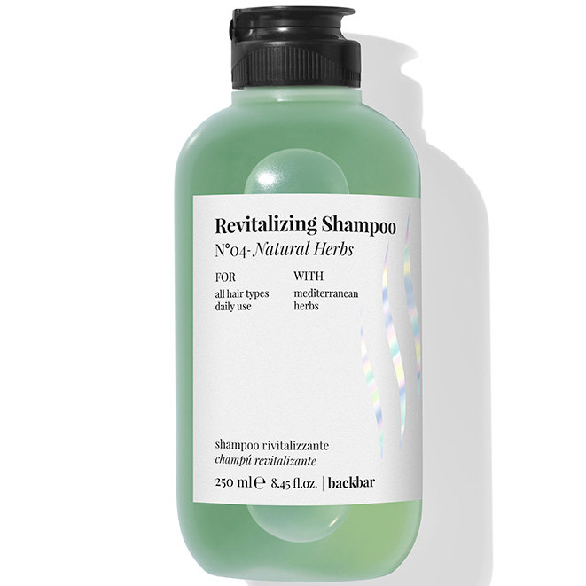 Шампунь восстанавливающий, Farmavita, Backbar, Revitalizing Shampoo, №04 - Natural Herbs, 250 мл, 1000 мл, 5000 мл, 107169, 107237, 107305 – купить в Минске | Azarina.by