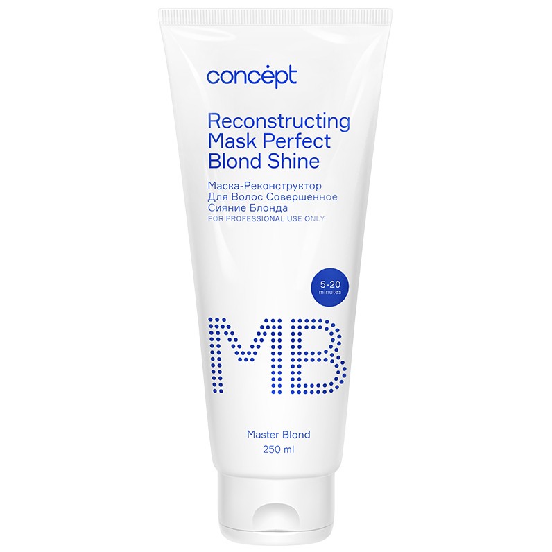 Маска-реконструктор для волос «Совершенное сияние блонда», Concept, Master Blond, Reconstructing Mask Perfect Blond Shine, 250 мл, 91155 – купить в Минске | Azarina.by