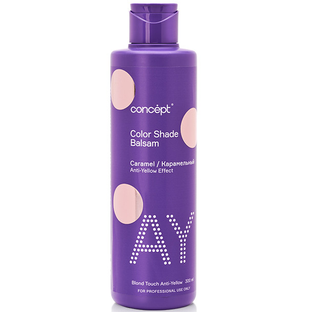 Бальзам для волос «Карамельный», Concept, Blond Touch Anti-Yellow, Color Shade Balsam, Caramel, 300 мл, 1000 мл, 92022, 95436 – купить в Минске в интернет магазине косметики с доставкой - Azarina.by
