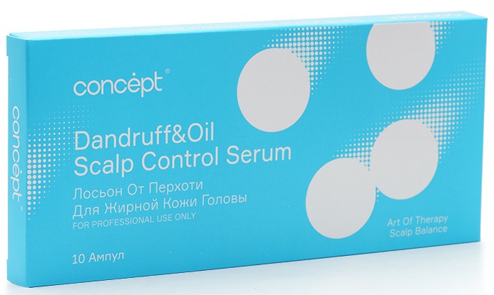 Лосьон против перхоти, Concept, Art of Therapy, Scalp Balance, Dandruff & Oil Scalp Control Serum, 10*5 мл, 92640 – купить в Минске | Azarina.by