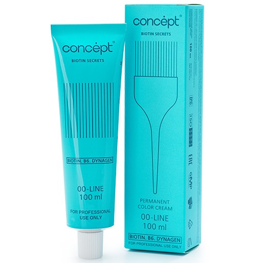 Краска для волос стойкая, Concept, Biotin Secrets, Permanent Color Cream 00-LINE, 100 мл, 93777-93814 – купить в Минске в интернет магазине косметики с доставкой - Azarina.by