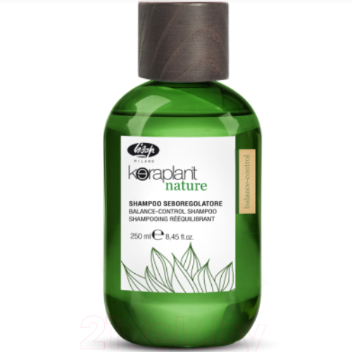 Шампунь для жирной кожи головы, Lisap, Keraplant Nature, Balance Control Shampoo, 250 мл, 1000 мл, 110060, 110061 – купить в Минске в интернет магазине косметики с доставкой - Azarina.by