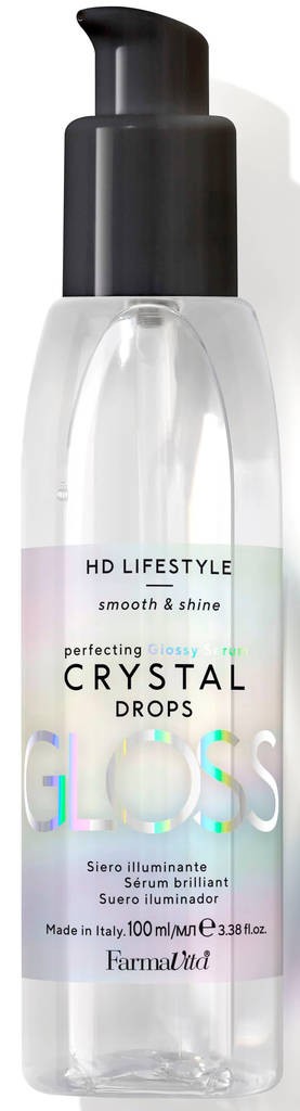 Флюид для блеска волос «Кристальные капли», FarmaVita, HD Life Style, Smooth & Shine, Crystal Drops, 100 мл, 108050 – купить в Минске в интернет магазине косметики с доставкой - Azarina.by