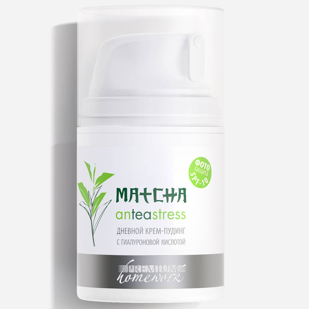 Крем-пудинг для лица дневной, SPF 10, Premium, Matcha anTEAstress, 50 мл, ГП040247 – купить в Минске | Azarina.by