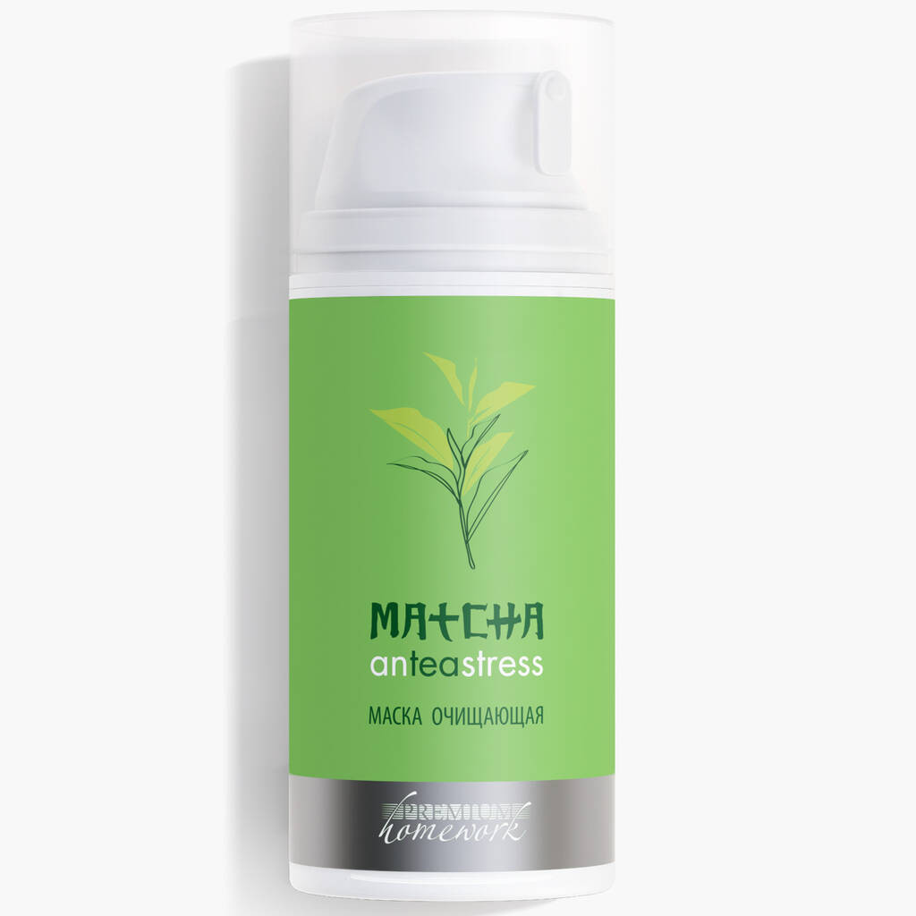 Маска для лица очищающая , Premium, Matcha anTEAstress, 100 мл, ГП040249 – купить в Минске | Azarina.by