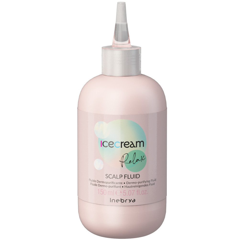 Флюид для очищения кожи головы, Inebrya, Ice Cream, Relax, Scalp Fluid, 150 мл, 1026389 – купить в Минске в интернет магазине косметики с доставкой - Azarina.by