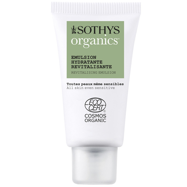 Эмульсия для лица увлажняющая восстанавливающая, Sothys, Organics, Revitalizing Emulsion, 15 мл, 50 мл, 191106, 190106 – купить в Минске в интернет магазине косметики с доставкой - Azarina.by